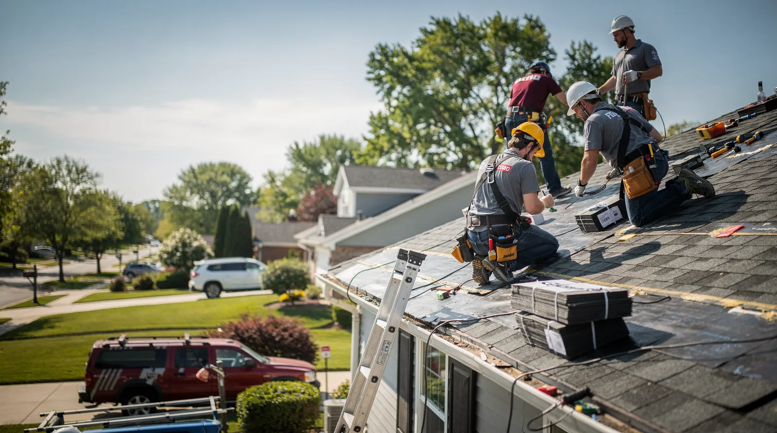 Roof Repair in Cordova, IL around you